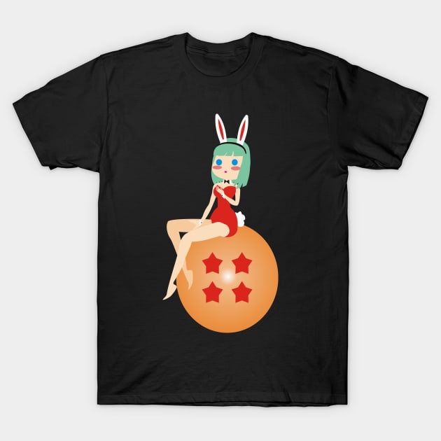 Bulma T-Shirt by momothistle